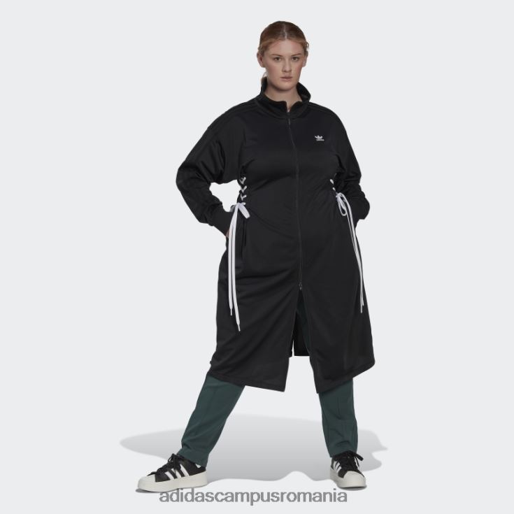 adidas campus romania jachetă neagră întotdeauna originală cu dantelă (mărime plus) femei negru J266N210811