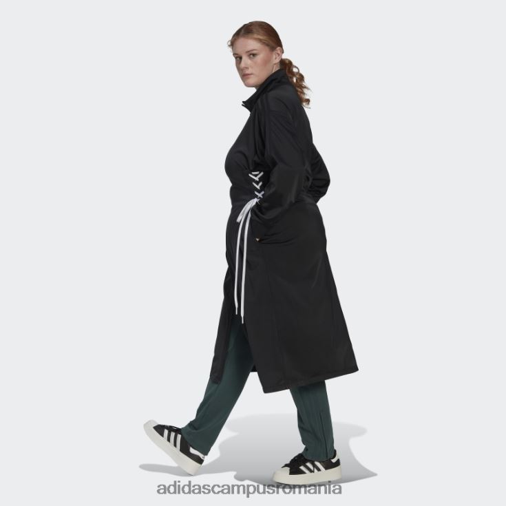 adidas campus romania jachetă neagră întotdeauna originală cu dantelă (mărime plus) femei negru J266N210811