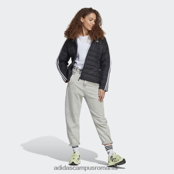 adidas campus romania jachetă premium subțire cu glugă neagră adidas femei negru J266N210812