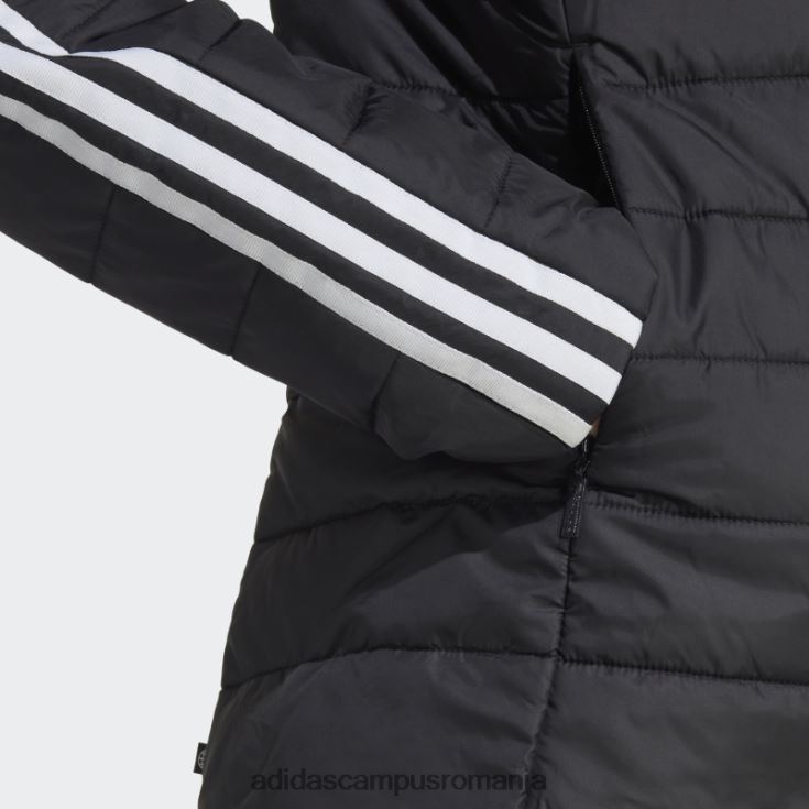 adidas campus romania jachetă premium subțire cu glugă neagră adidas femei negru J266N210812