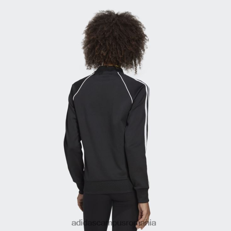 adidas campus romania jachetă primeblue sst neagră femei alb negru J266N22708
