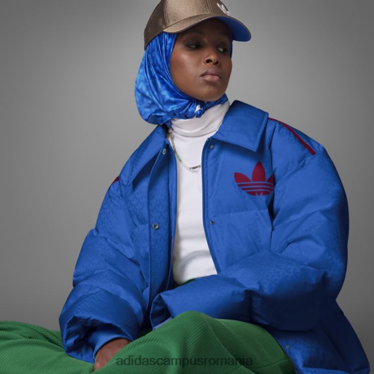 adidas campus romania jachetă puf monogramă adicolor anii 70 regal femei regal J266N22864