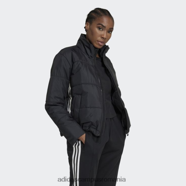 adidas campus romania jachetă puf scurtă neagră femei negru J266N217584