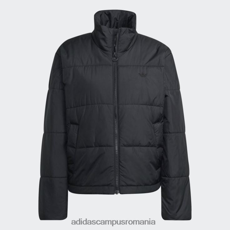 adidas campus romania jachetă puf scurtă neagră femei negru J266N217584