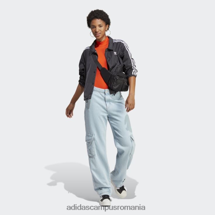 adidas campus romania jacheta antrenor cu 3 dungi adicolor classics neagra femei negru J266N217341