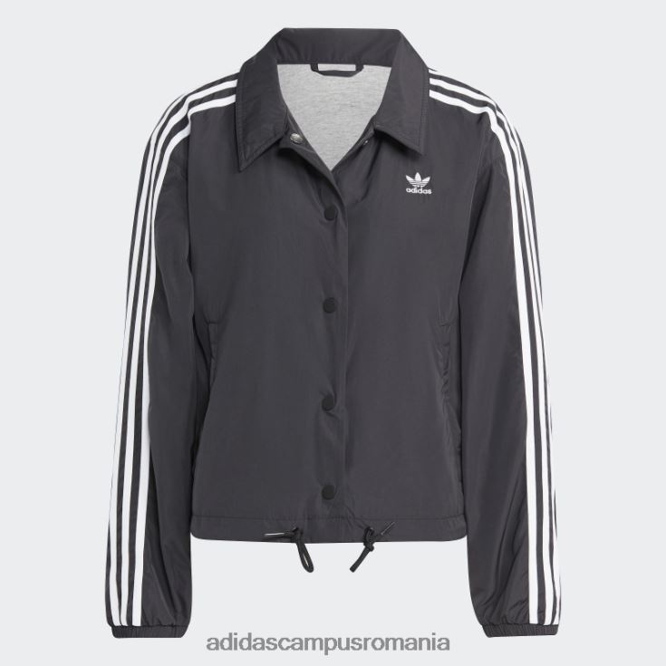 adidas campus romania jacheta antrenor cu 3 dungi adicolor classics neagra femei negru J266N217341