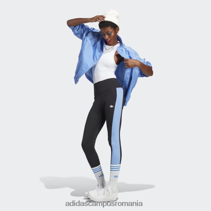 adidas campus romania jambiere cu panou lateral negru femei negru J266N29308
