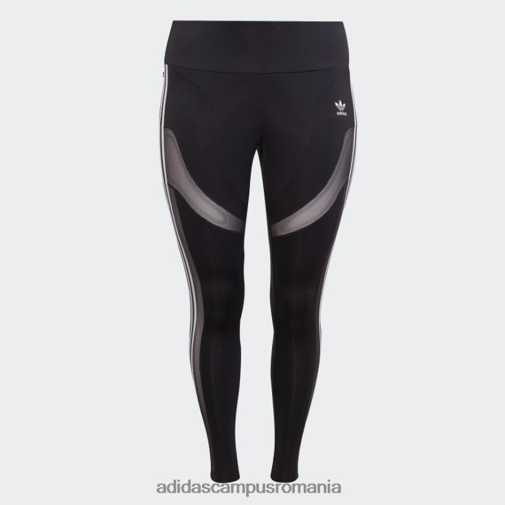 adidas campus romania jambiere din centrul scenei (plus mărime) negru adidas femei negru J266N216956