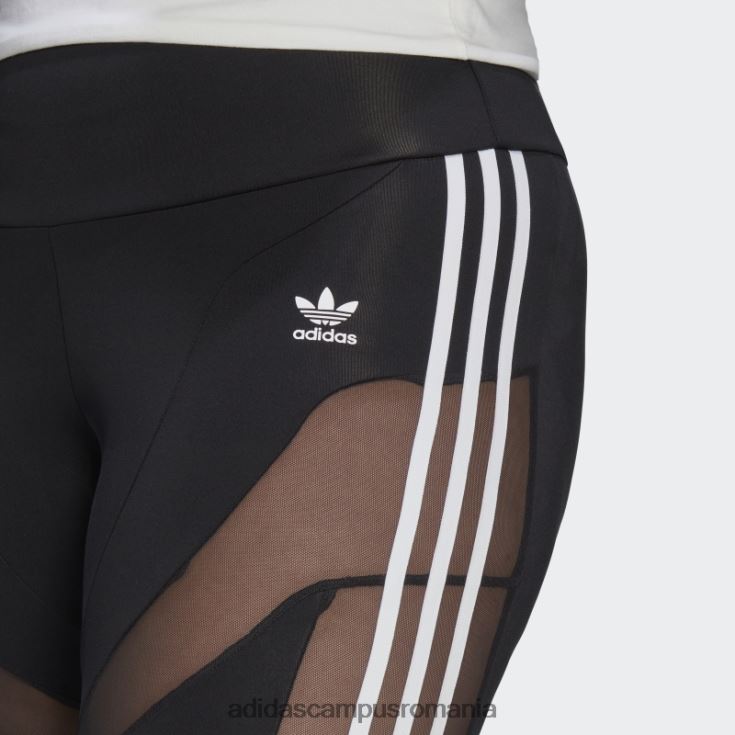 adidas campus romania jambiere din centrul scenei (plus mărime) negru adidas femei negru J266N216956