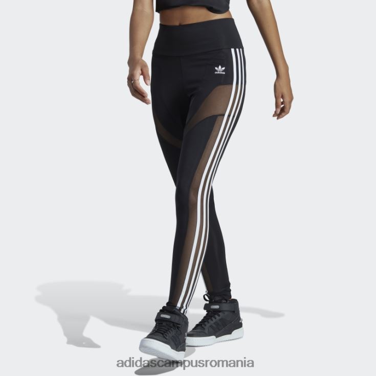 adidas campus romania jambiere negre din centrul scenei femei negru J266N210577