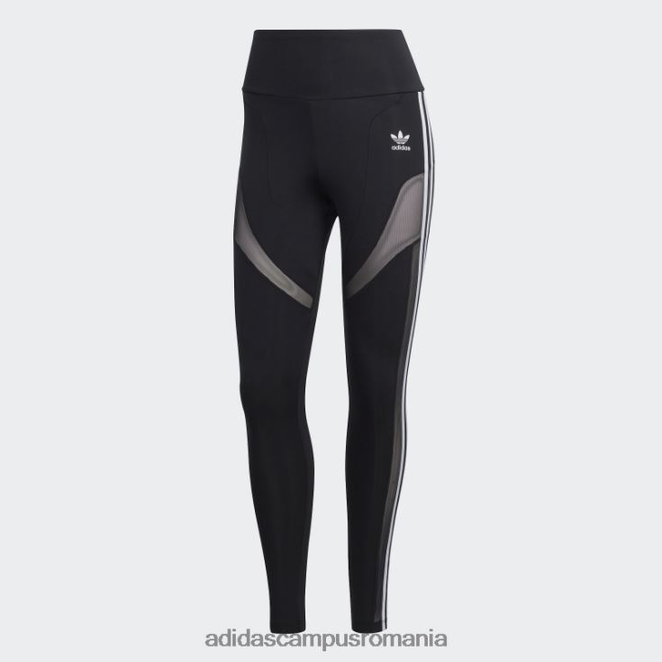 adidas campus romania jambiere negre din centrul scenei femei negru J266N210577