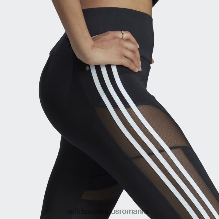 adidas campus romania jambiere negre din centrul scenei femei negru J266N210577