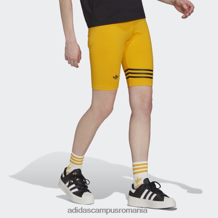 adidas campus romania leggings biciclete adicolor neuclassics aurii femei aur J266N22767