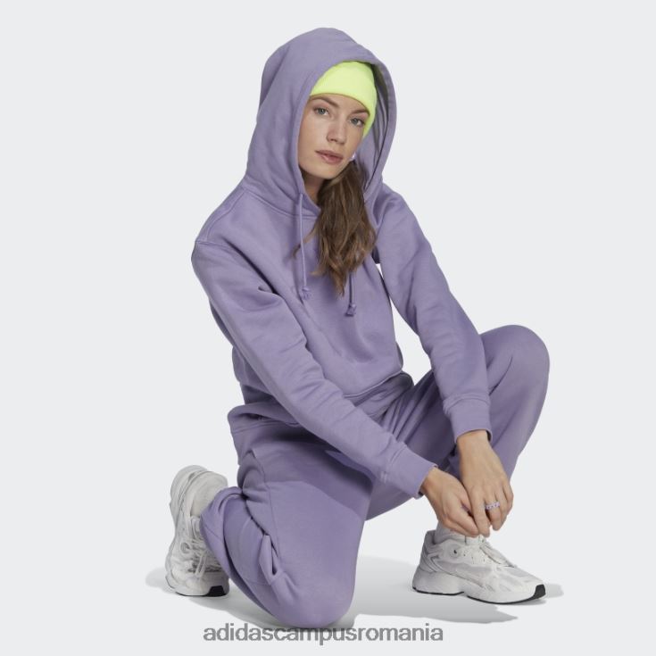adidas campus romania lila adicolor essentials fleece hoodie adidas femei liliac J266N210827