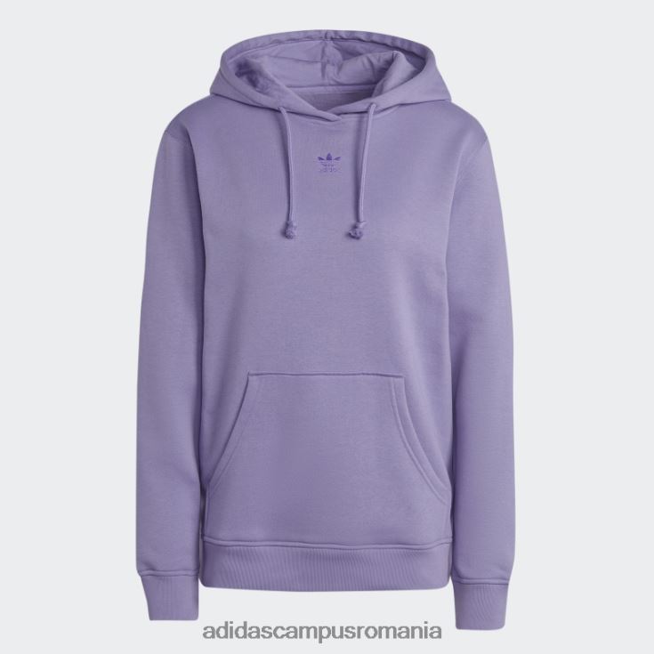 adidas campus romania lila adicolor essentials fleece hoodie adidas femei liliac J266N210827