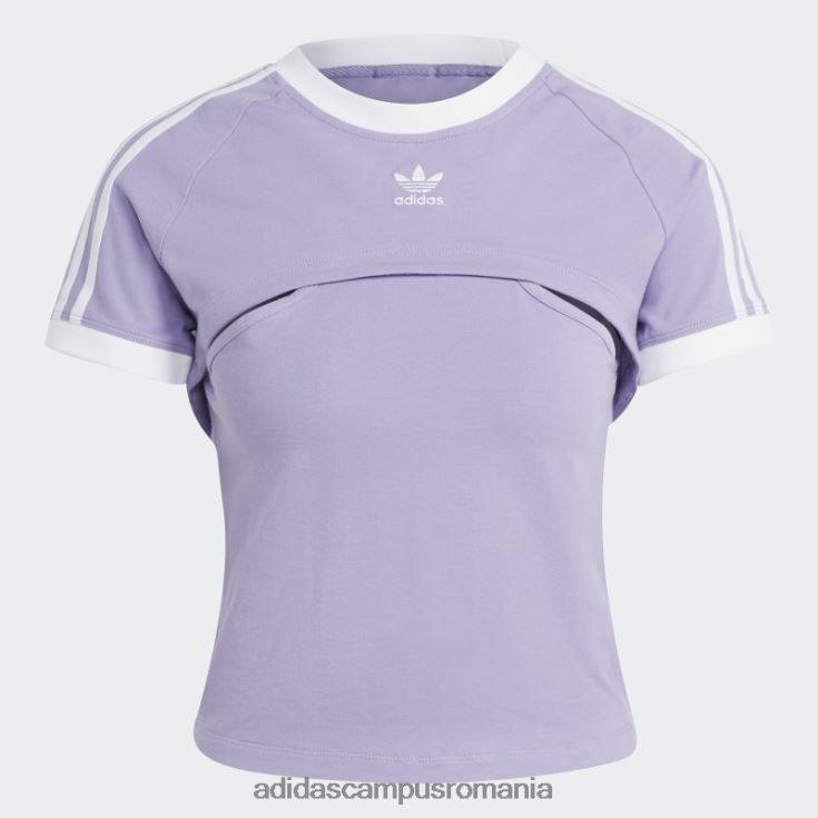 adidas campus romania liliac mereu original tricou adidas femei liliac J266N217463