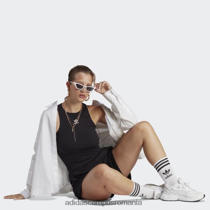 adidas campus romania maiou negru adicolor essentials cu nervuri femei negru J266N28902