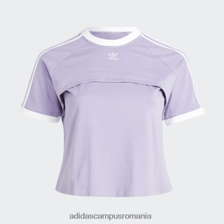 adidas campus romania mereu original tricou (plus size) liliac femei liliac J266N217479