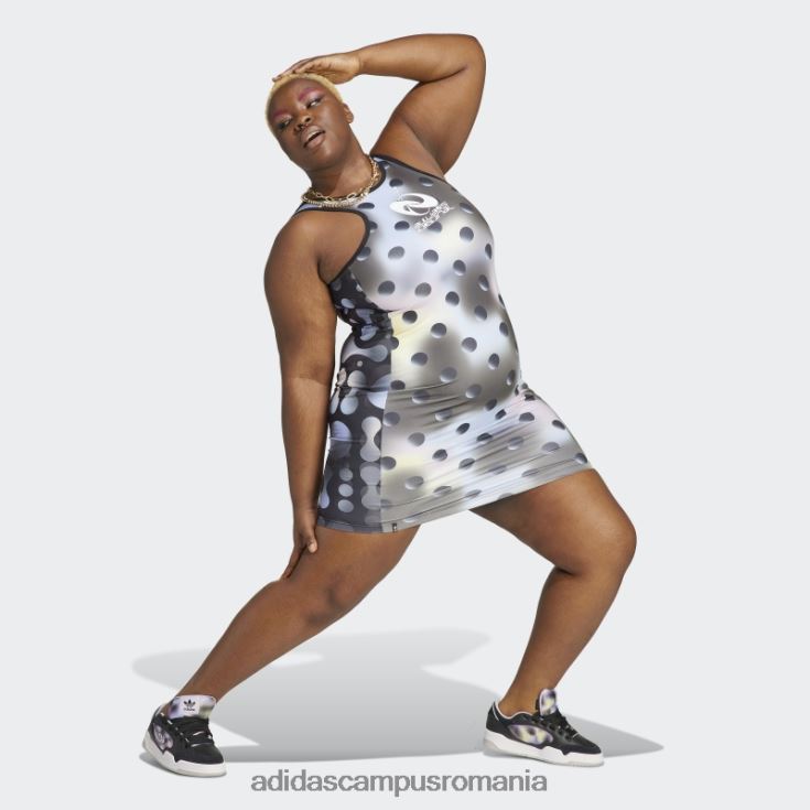 adidas campus romania mereu originala rochie tank (plus marime) multicolor femei multicolor J266N210826