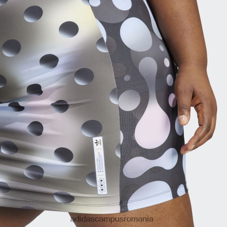 adidas campus romania mereu originala rochie tank (plus marime) multicolor femei multicolor J266N210826