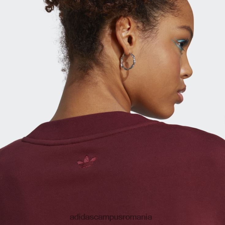 adidas campus romania modă cardigan colegial roșu femei roșu J266N210757