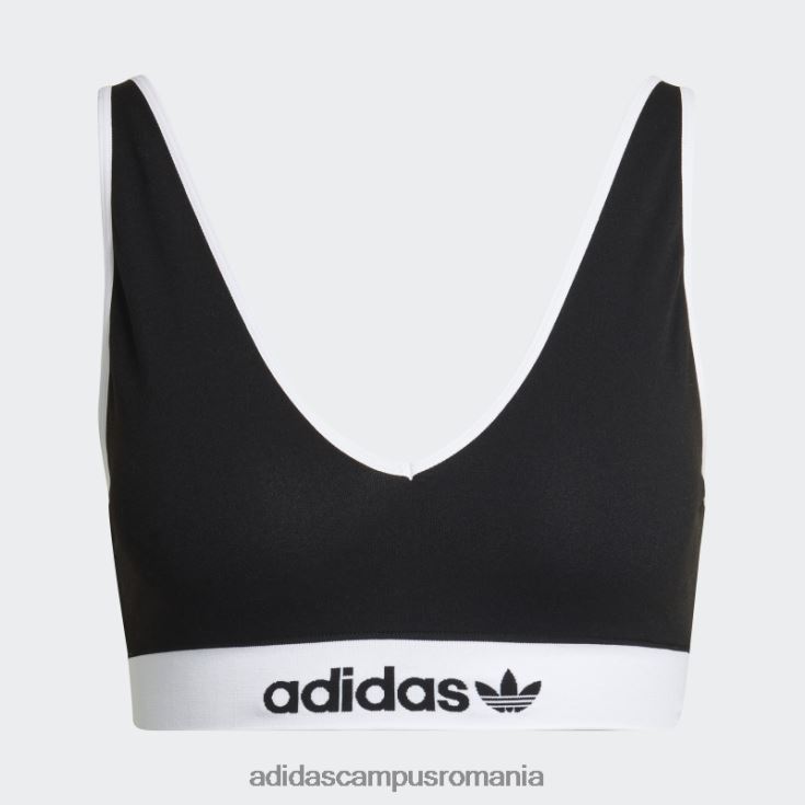 adidas campus romania negru modern flex bumbac scoop bralette spate jos adidas femei negru J266N210041