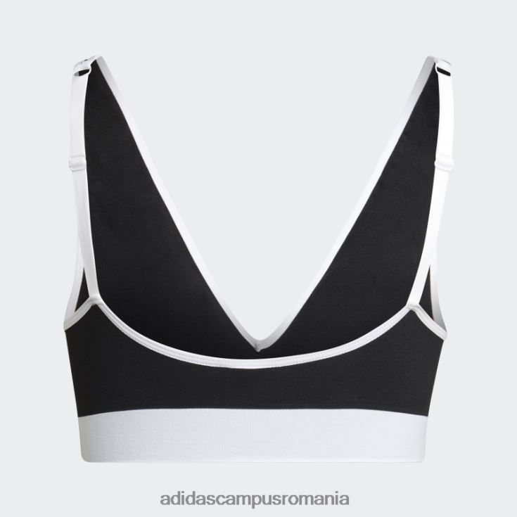 adidas campus romania negru modern flex bumbac scoop bralette spate jos adidas femei negru J266N210041