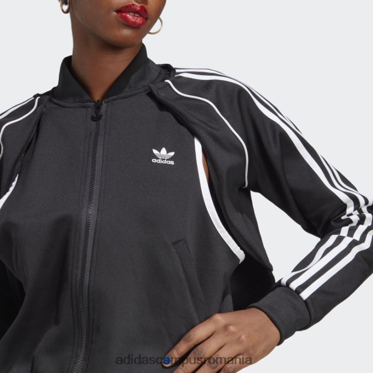 adidas campus romania negru întotdeauna original sst track top femei negru J266N216895
