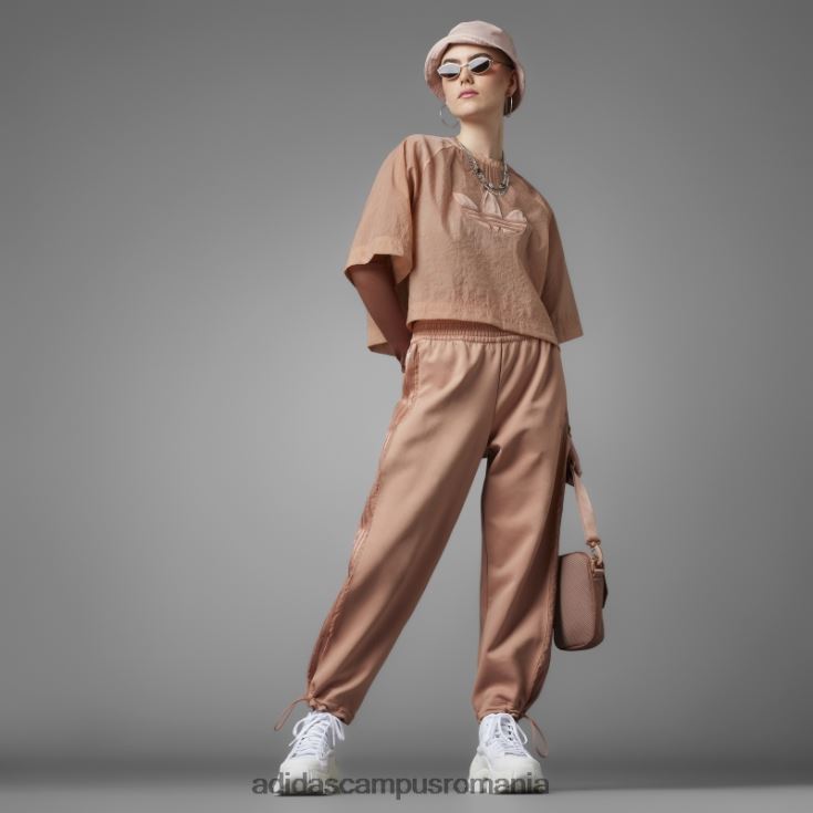 adidas campus romania întotdeauna original cropped tee argilă femei lut J266N29680