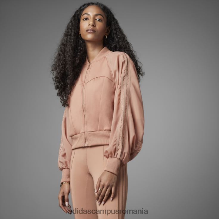 adidas campus romania întotdeauna original super girl track top argilă femei lut J266N210106