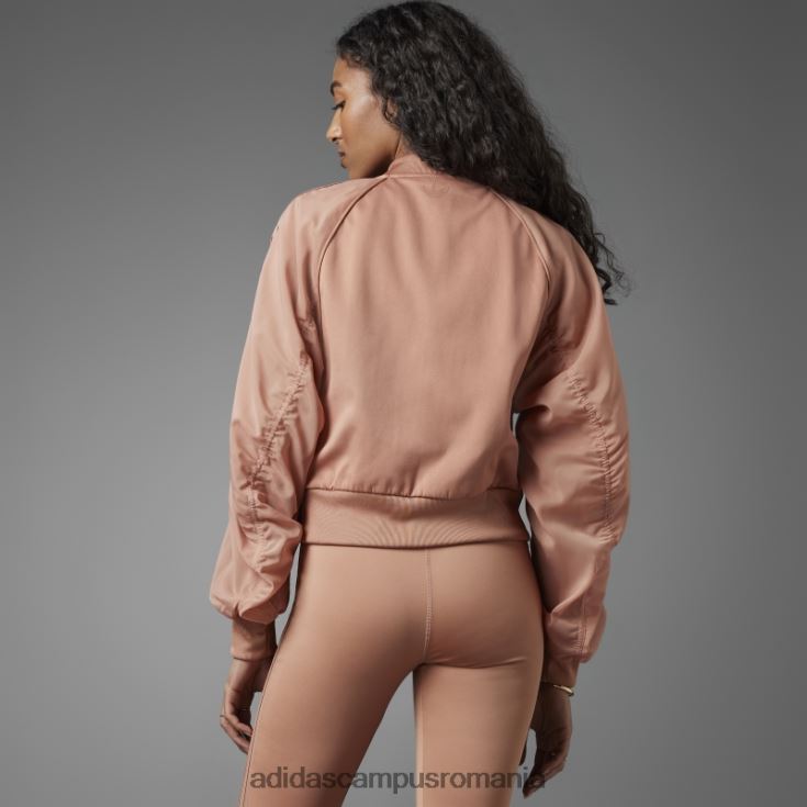 adidas campus romania întotdeauna original super girl track top argilă femei lut J266N210106