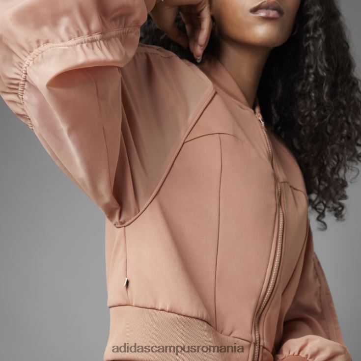 adidas campus romania întotdeauna original super girl track top argilă femei lut J266N210106