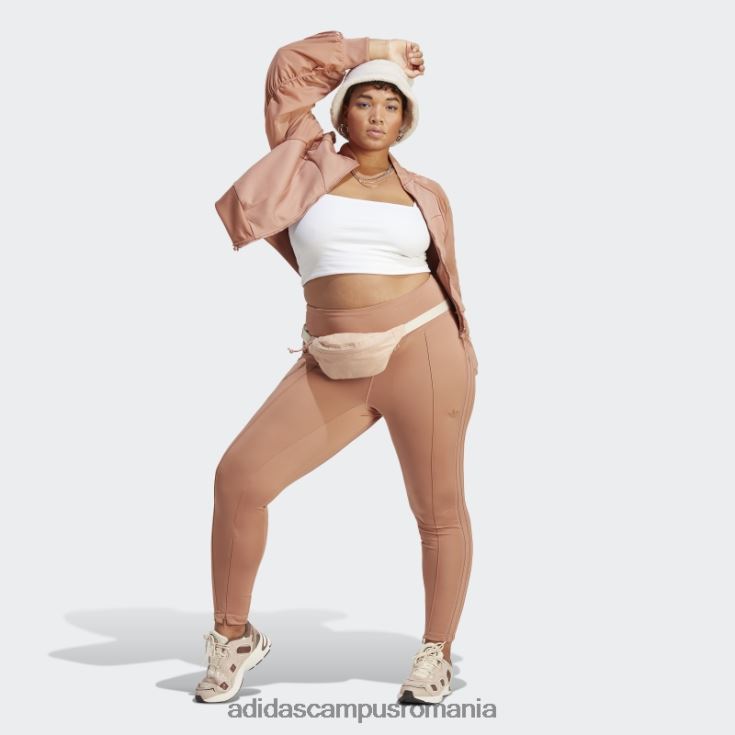 adidas campus romania întotdeauna original super girl track top (plus size) argilă femei lut J266N210184