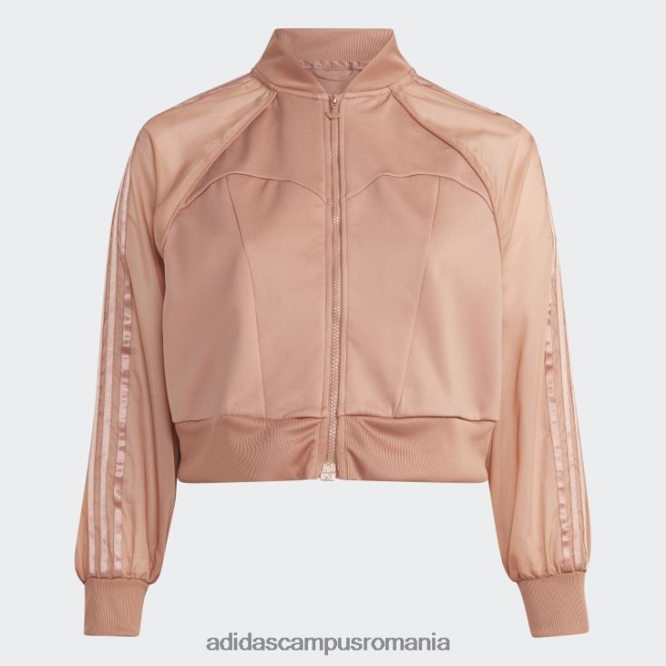 adidas campus romania întotdeauna original super girl track top (plus size) argilă femei lut J266N210184