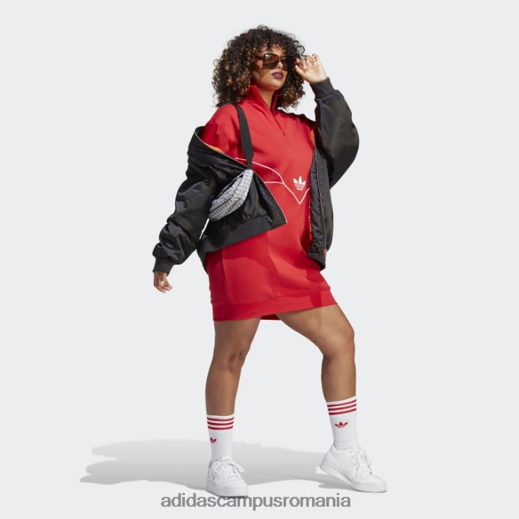 adidas campus romania originale rochie stacojiu femei stacojiu J266N216411