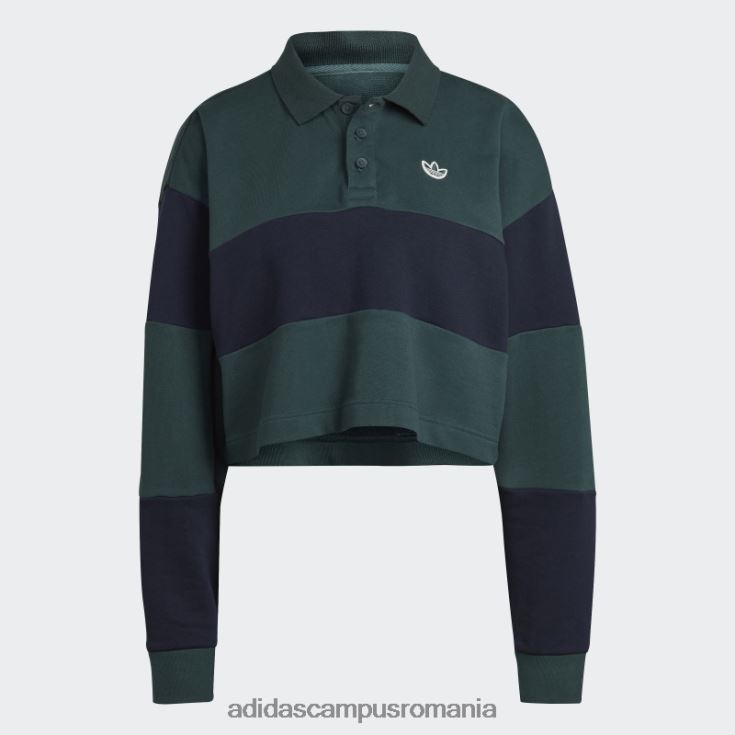 adidas campus romania originals clasa 72 crop crew hanorac verde mineral fierbinte femei verde mineral/cerneală J266N210440
