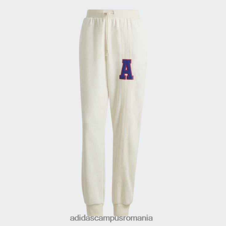adidas campus romania originals pantaloni de jogging cu 3 dungi alb mel femei alb mel J266N217227