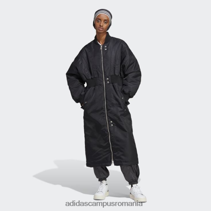 adidas campus romania palton santiago versiune negru albastru femei negru J266N217140