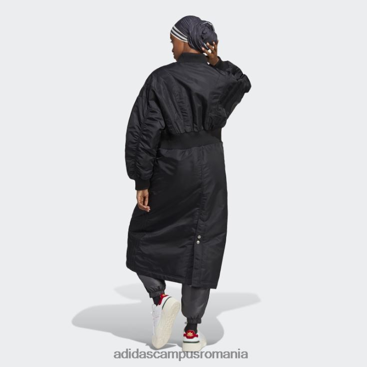 adidas campus romania palton santiago versiune negru albastru femei negru J266N217140