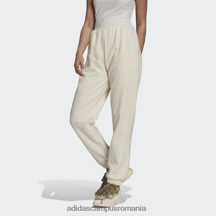 adidas campus romania pantalon alb cu manșete femei alb J266N22914
