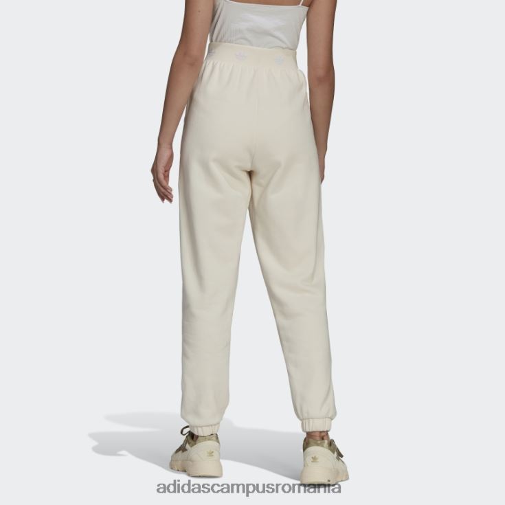 adidas campus romania pantalon alb cu manșete femei alb J266N22914