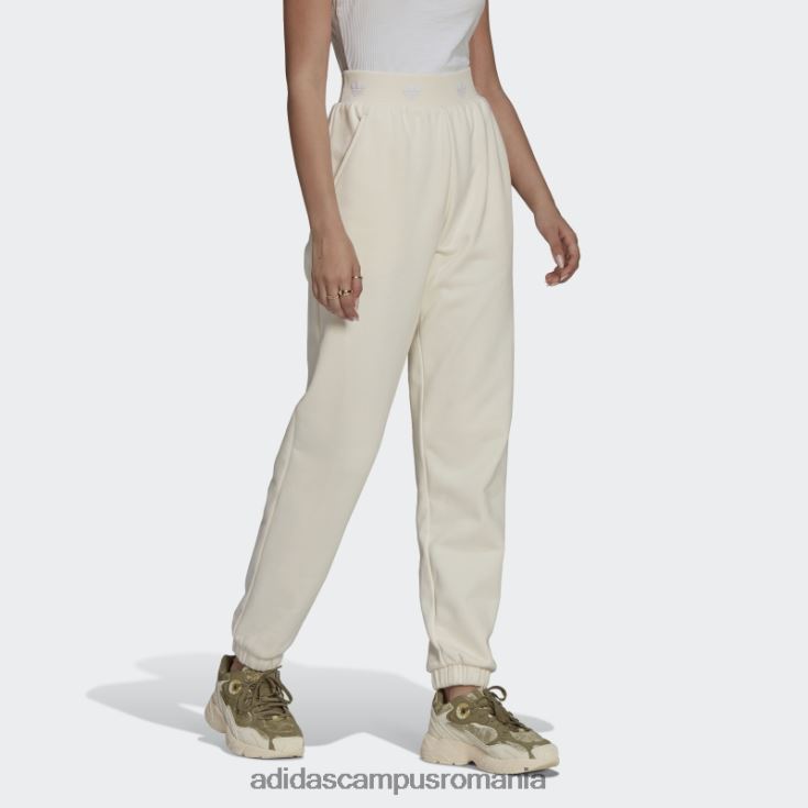 adidas campus romania pantalon alb cu manșete femei alb J266N22914