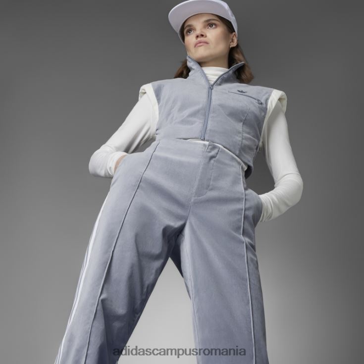 adidas campus romania pantaloni Challenger versiune gri albastru femei gri/alb J266N29413