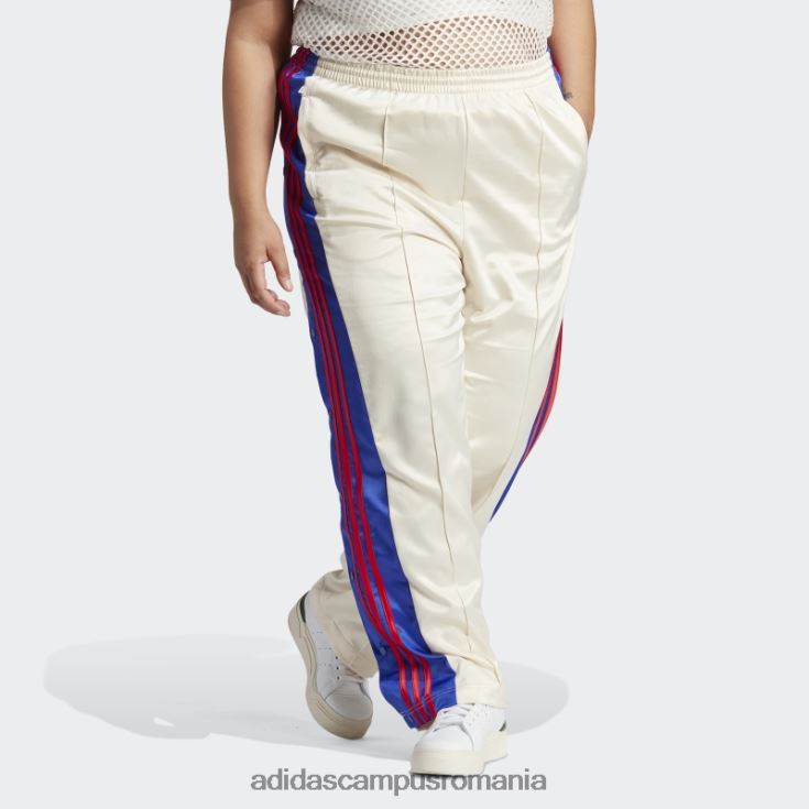 adidas campus romania pantaloni adibreak din satin alb (plus marime) moda femei alb J266N29833
