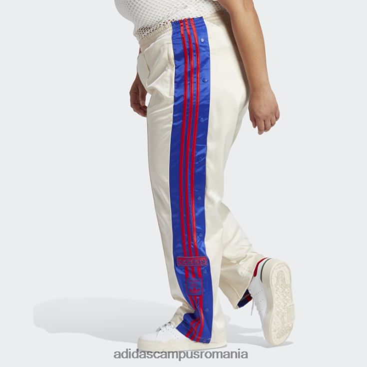 adidas campus romania pantaloni adibreak din satin alb (plus marime) moda femei alb J266N29833