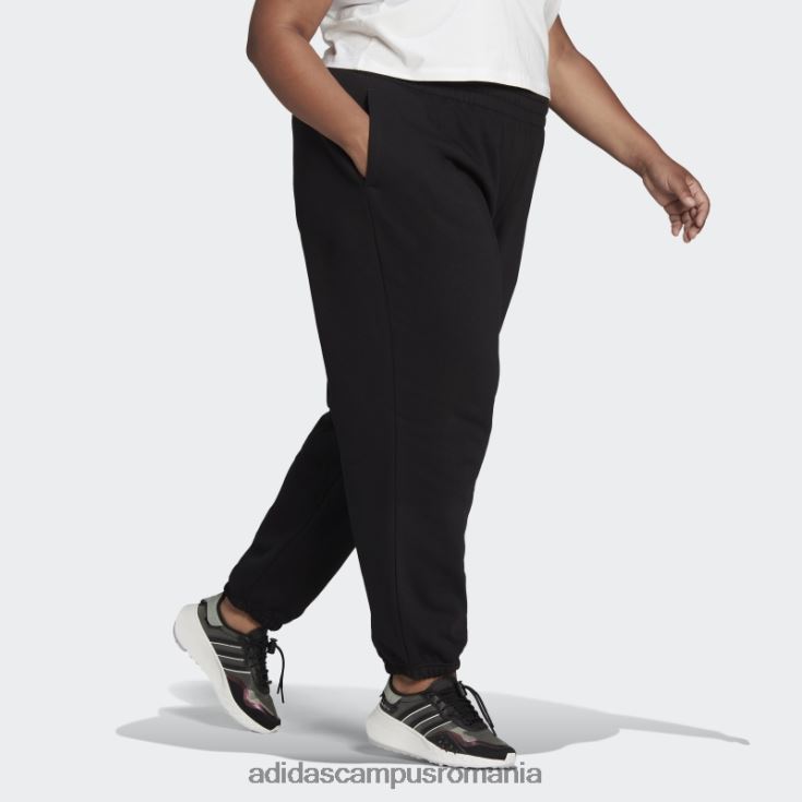 adidas campus romania pantaloni adicolor essentials (plus size) negri femei negru J266N28911