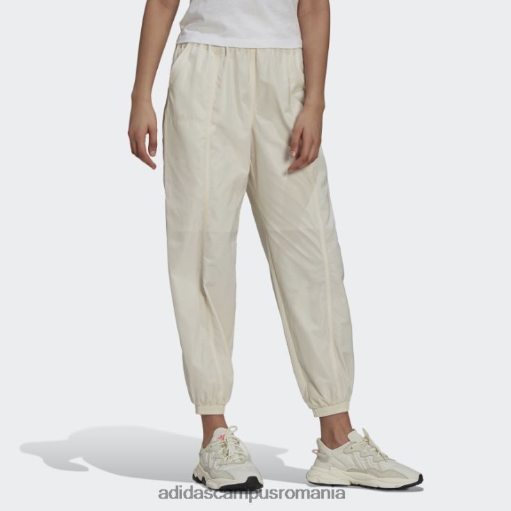adidas campus romania pantaloni adicolor nailon alb femei alb J266N22792