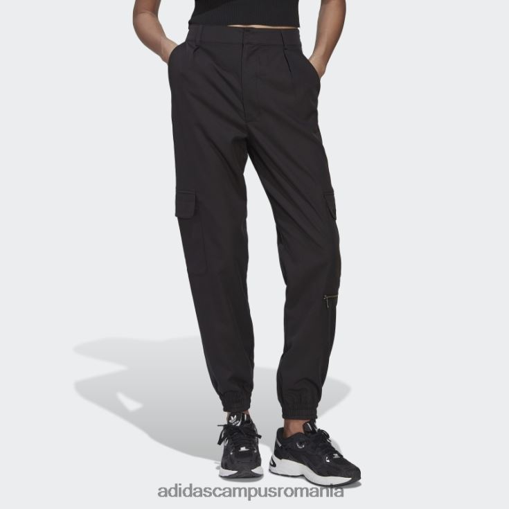 adidas campus romania pantaloni cargo croiți adicolor contempo (neutru de gen) negri adidas femei negru J266N23144