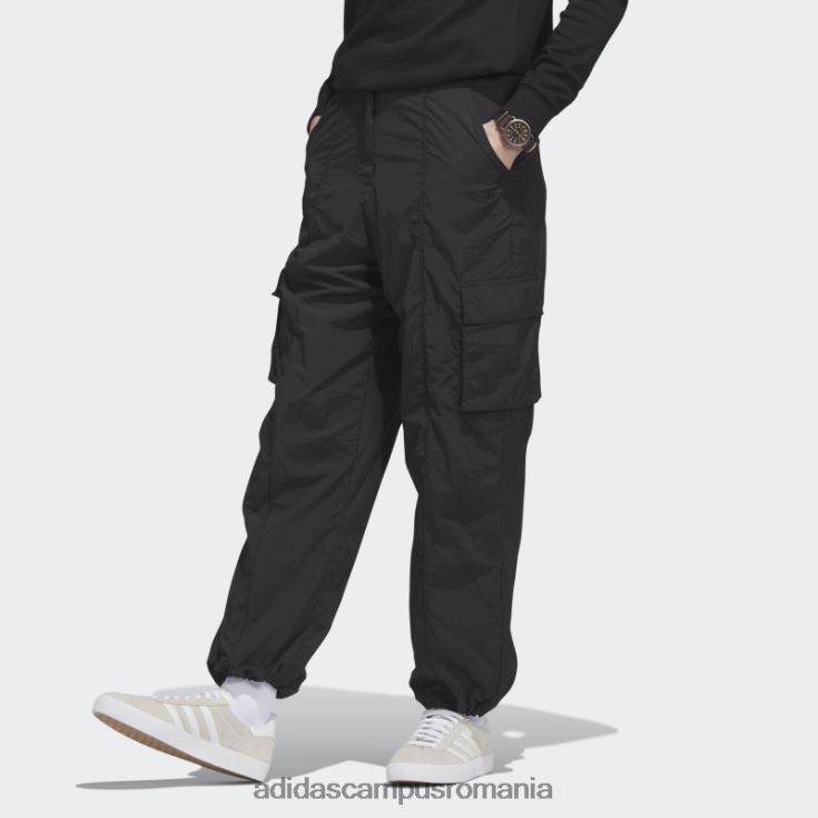adidas campus romania pantaloni cargo din nailon premium essentials negri adidas femei negru J266N210182