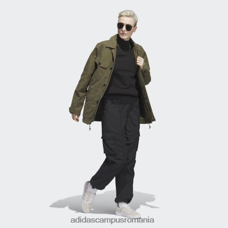 adidas campus romania pantaloni cargo din nailon premium essentials negri adidas femei negru J266N210182